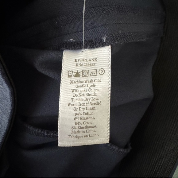 EVERLANE Blue The Bi-Stretch Work Pant - Picture 9 of 9